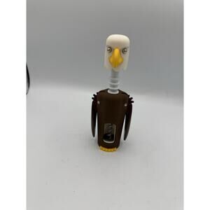 TrueZoo Bald Eagle Winged Corkscrew, Wine Opener Manual, Heavy Duty Stainless